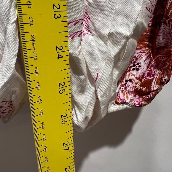 Anthropologie Pleated Ballon Floral Boho Pants Multicolor US 10 30"x26" - Picture 11 of 13